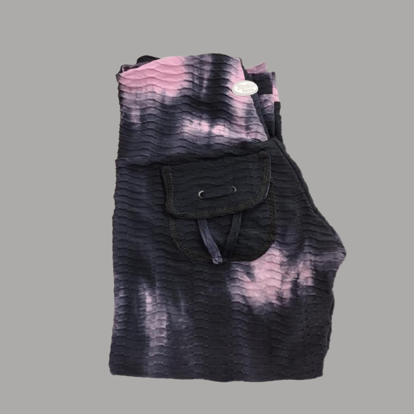 Silver Pocket Tie Dye Capris