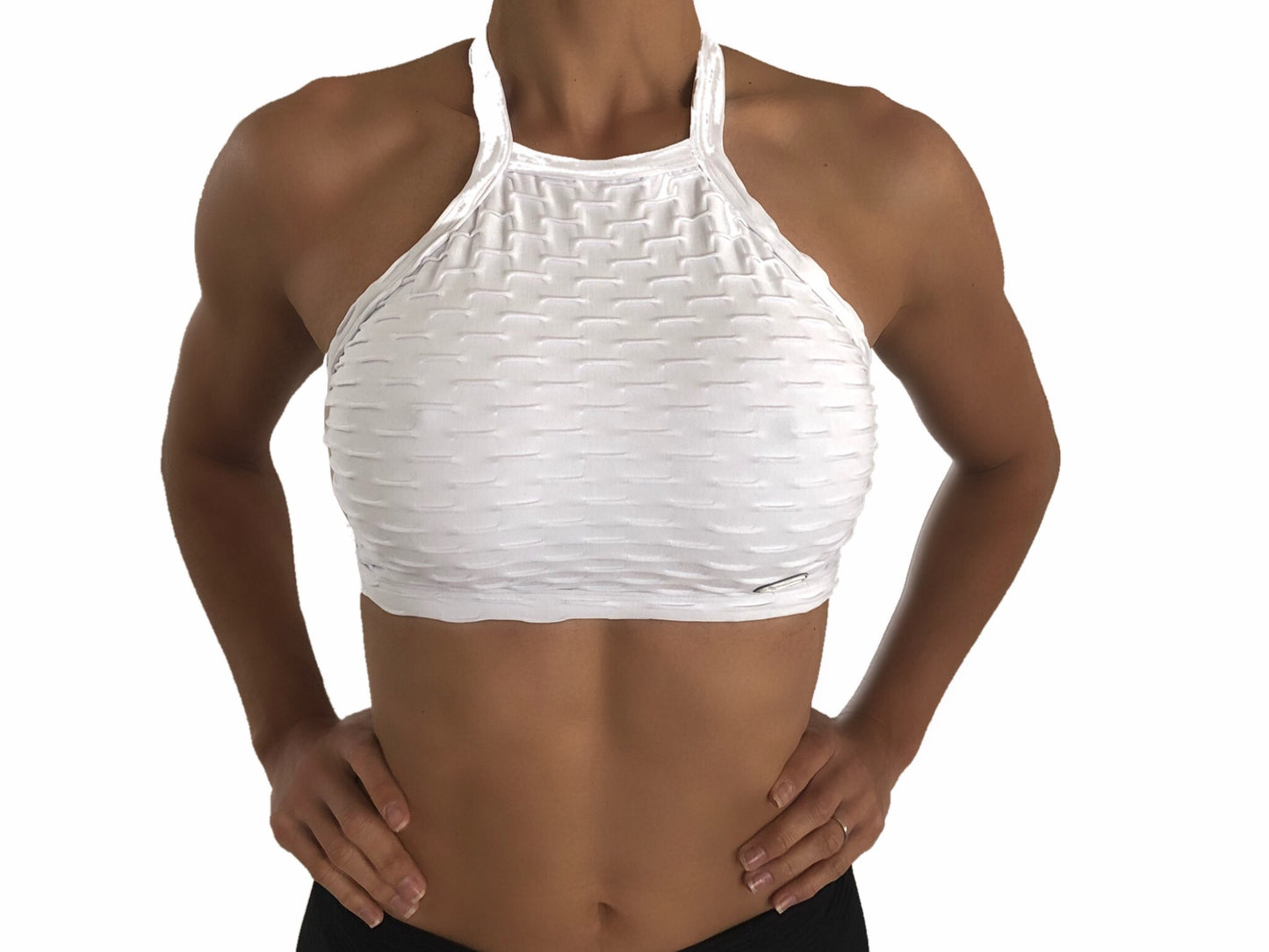 Gigi Honeycomb Crop Top