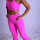 Neon Pink Zig Zag Capris