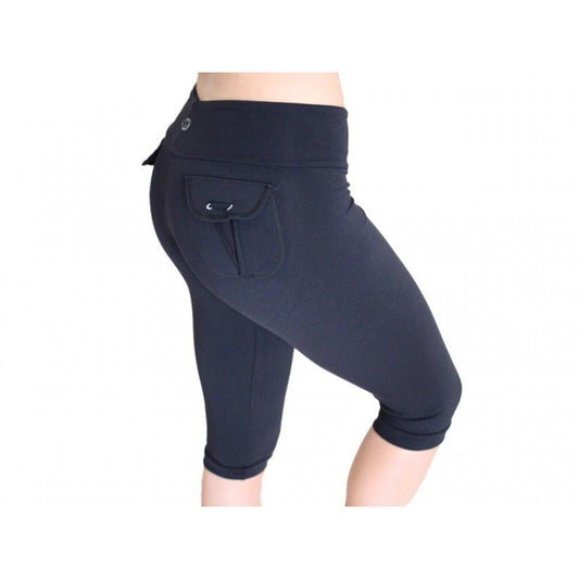 Silver Pocket Capris