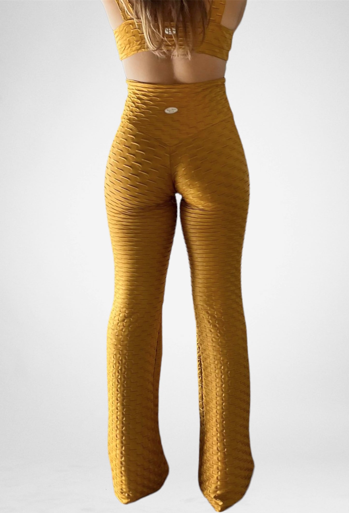 Ballerina Metallic Honeycomb Long Pants